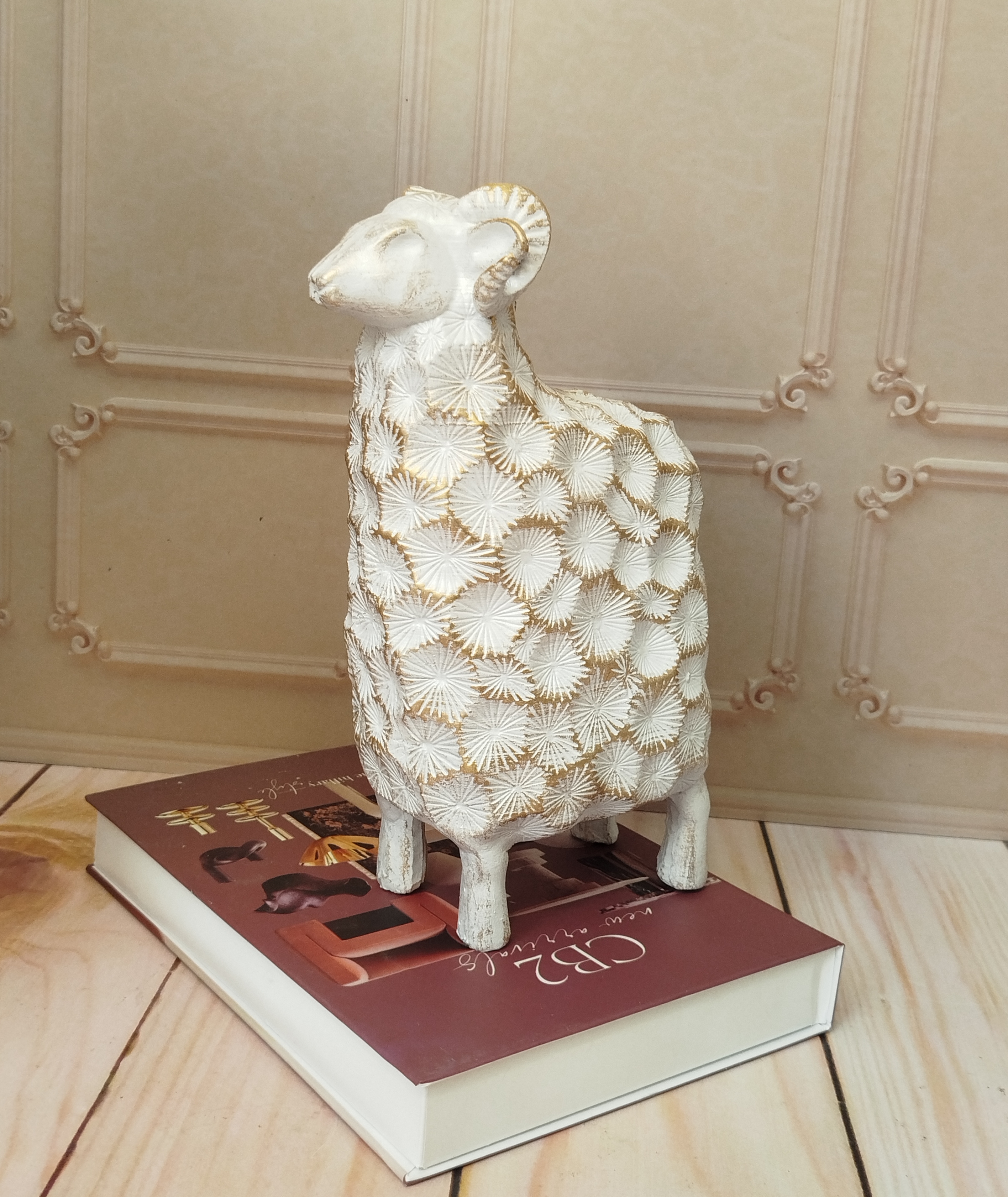 مجسمه رومیزی  دکوراتیو مدل قوچ کوچک