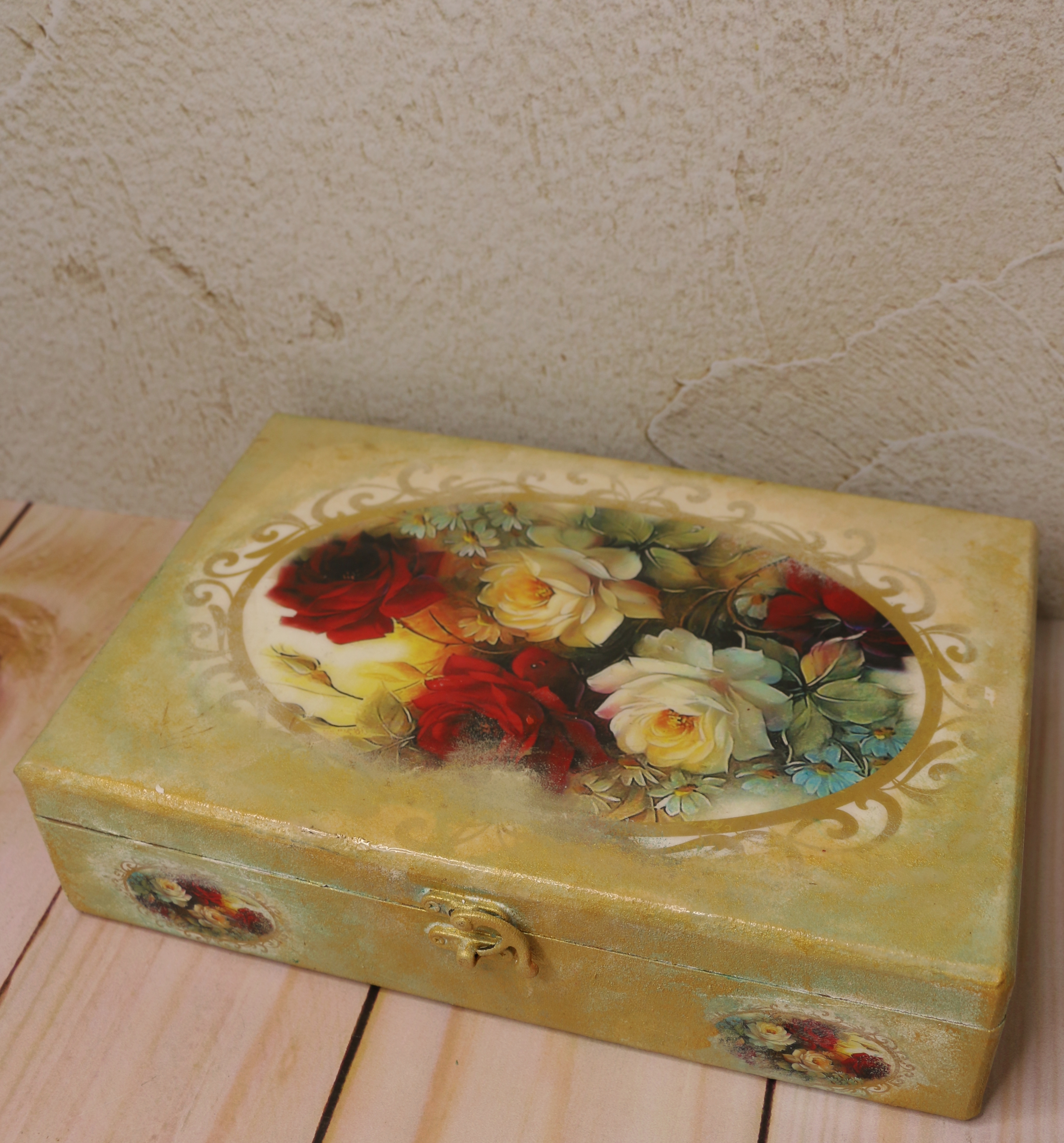 جعبه چوبی رزینی